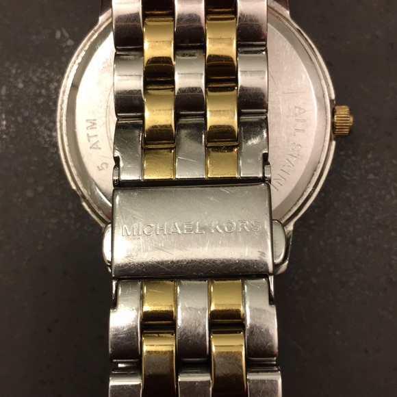 Michael Kors Pave Two-Tone Watch - Picture 4 of 8